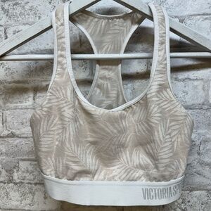 Victoria’s Secret The Player sports bra women’s medium tropical champagne print